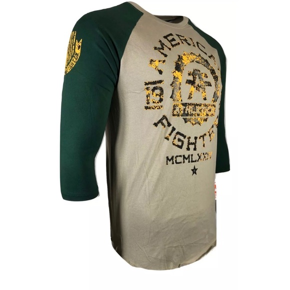 American Fighter T-shirt Uomo 2XL MMA Premium Atletica Tie Dye - Foto 3